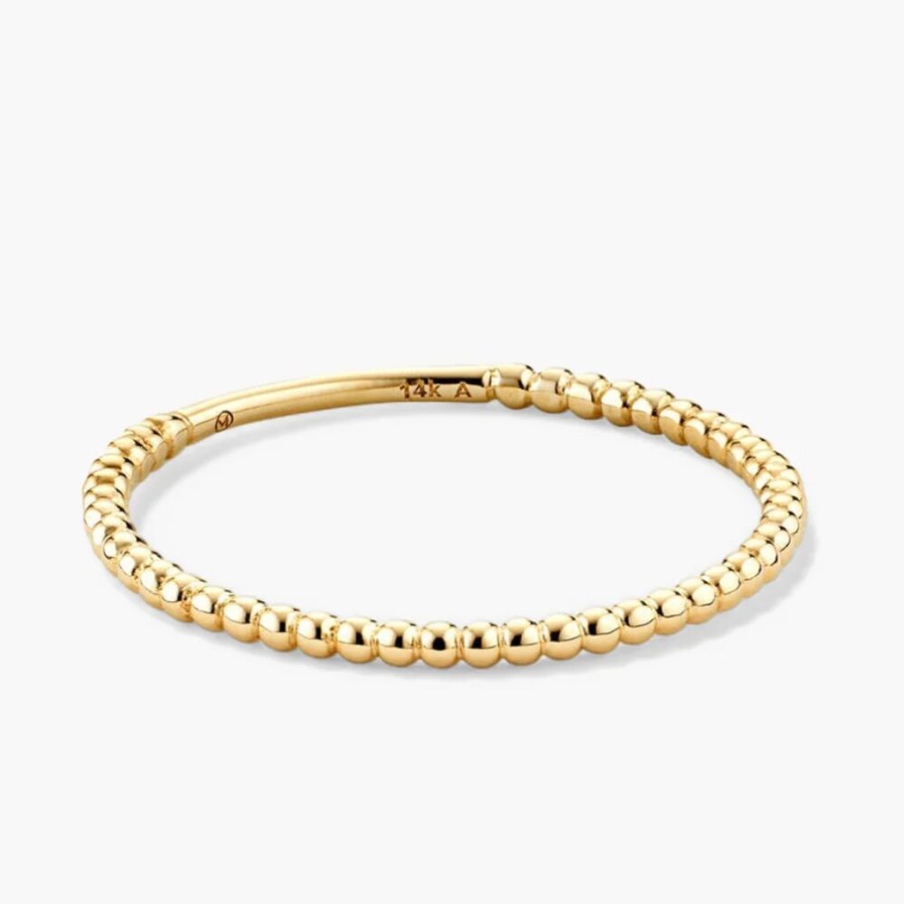 Mejuri Beaded 14k Gold Ring